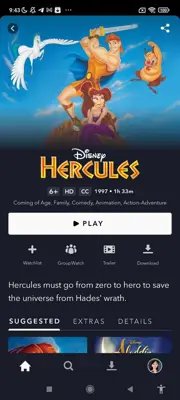 Disney+ android App screenshot 2